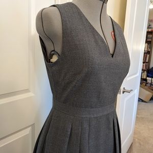 J.Crew Wool Dress Sz 4 Midi Fully Lined w/Pockets